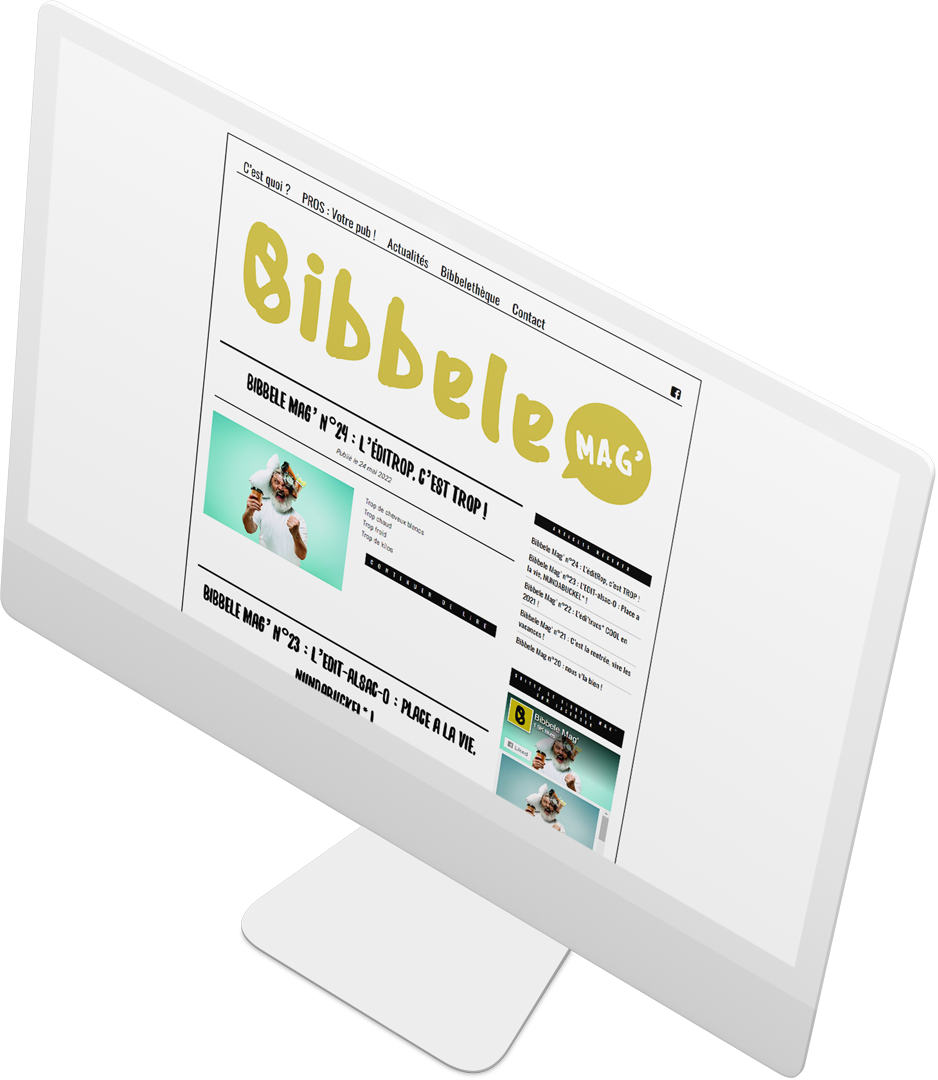 Site internet Bibbele Mag