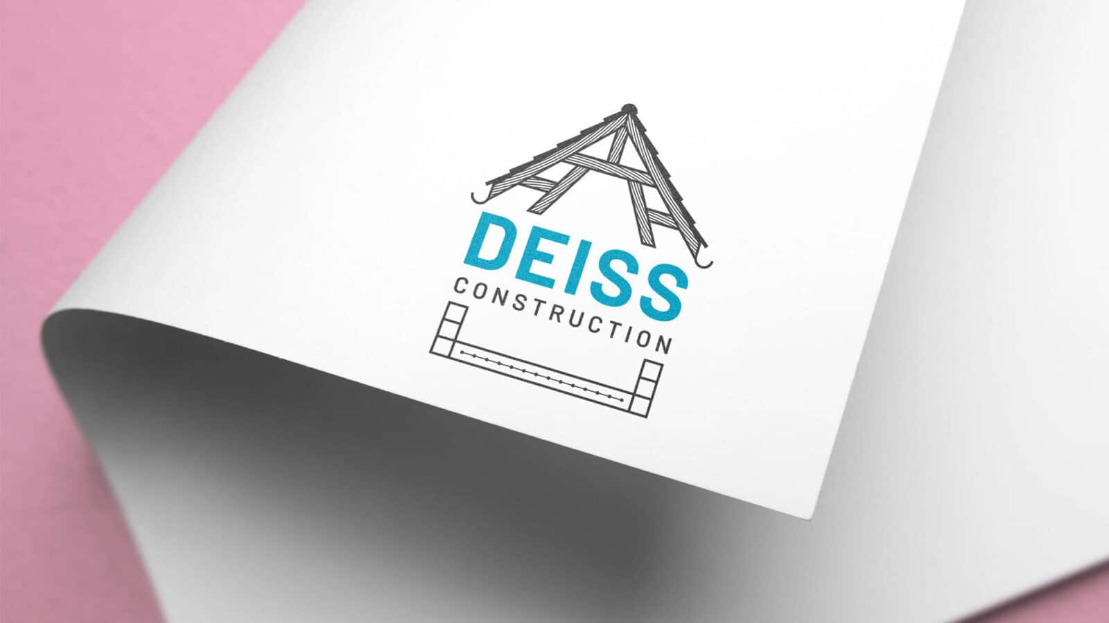 Création du logo Deiss Construction