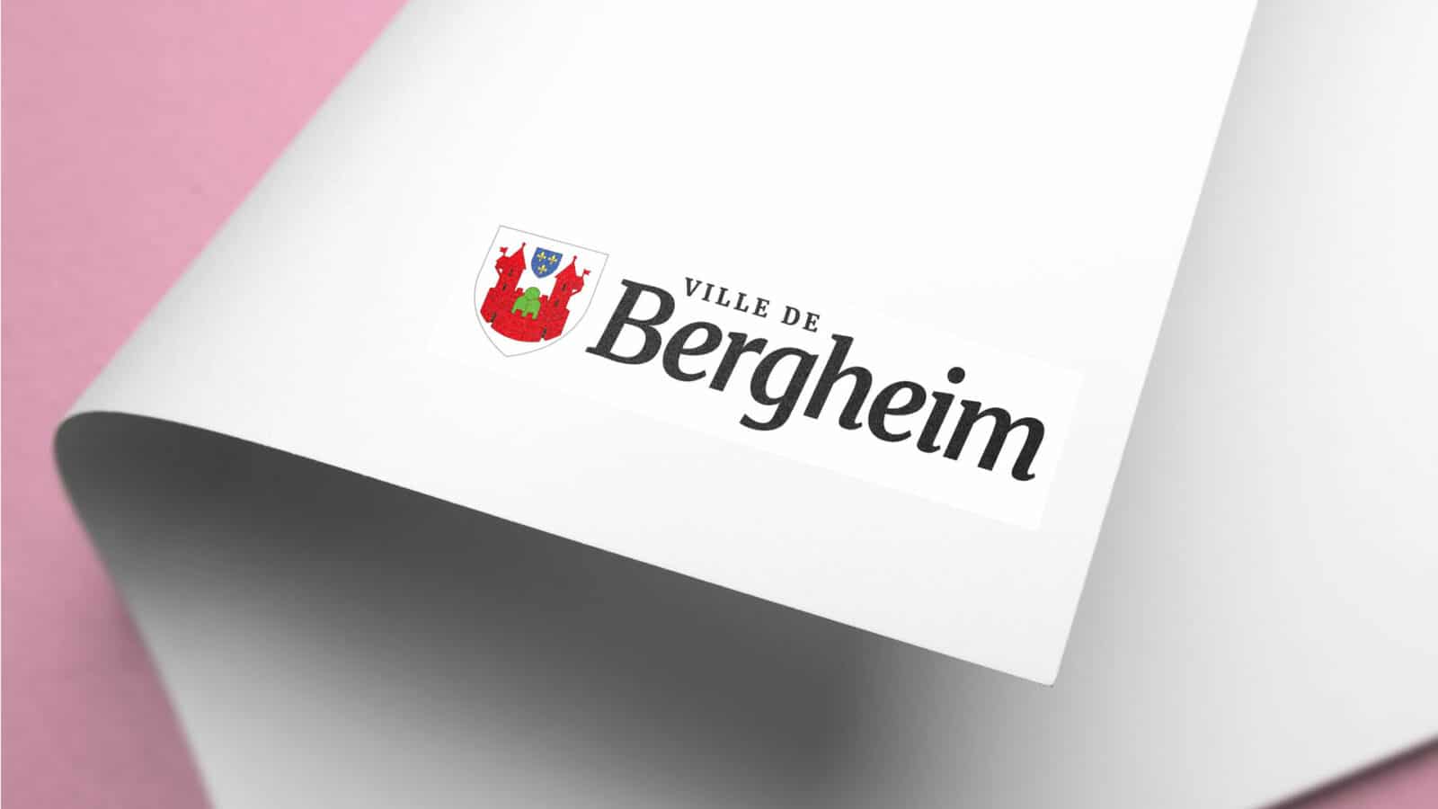 Création de logo ville de Bergheim